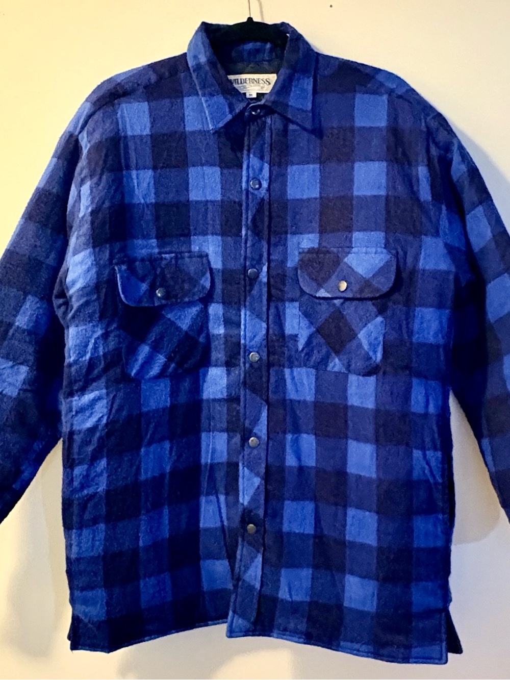 Blue Plaid Lightweight Shirt Jacket